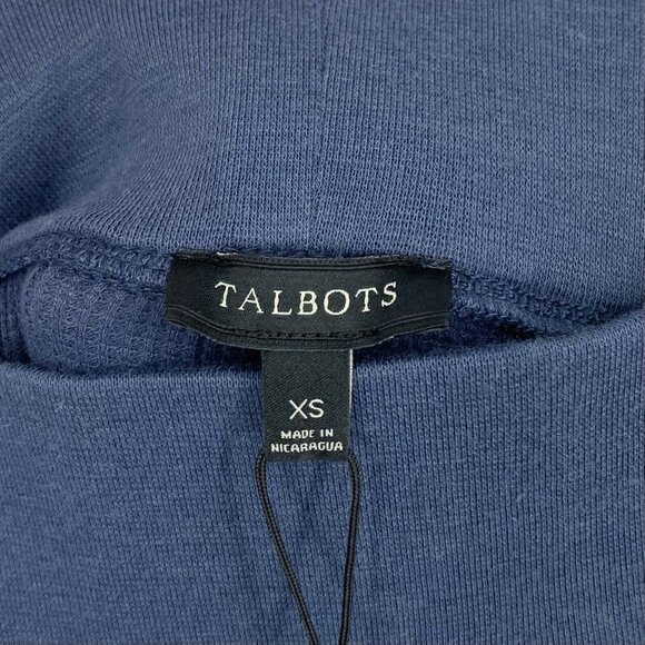 Talbots Waffle Knit Wide Leg Sweat Pants Size XS Pajama Bottoms Lounge Comfort - Picture 5 of 8